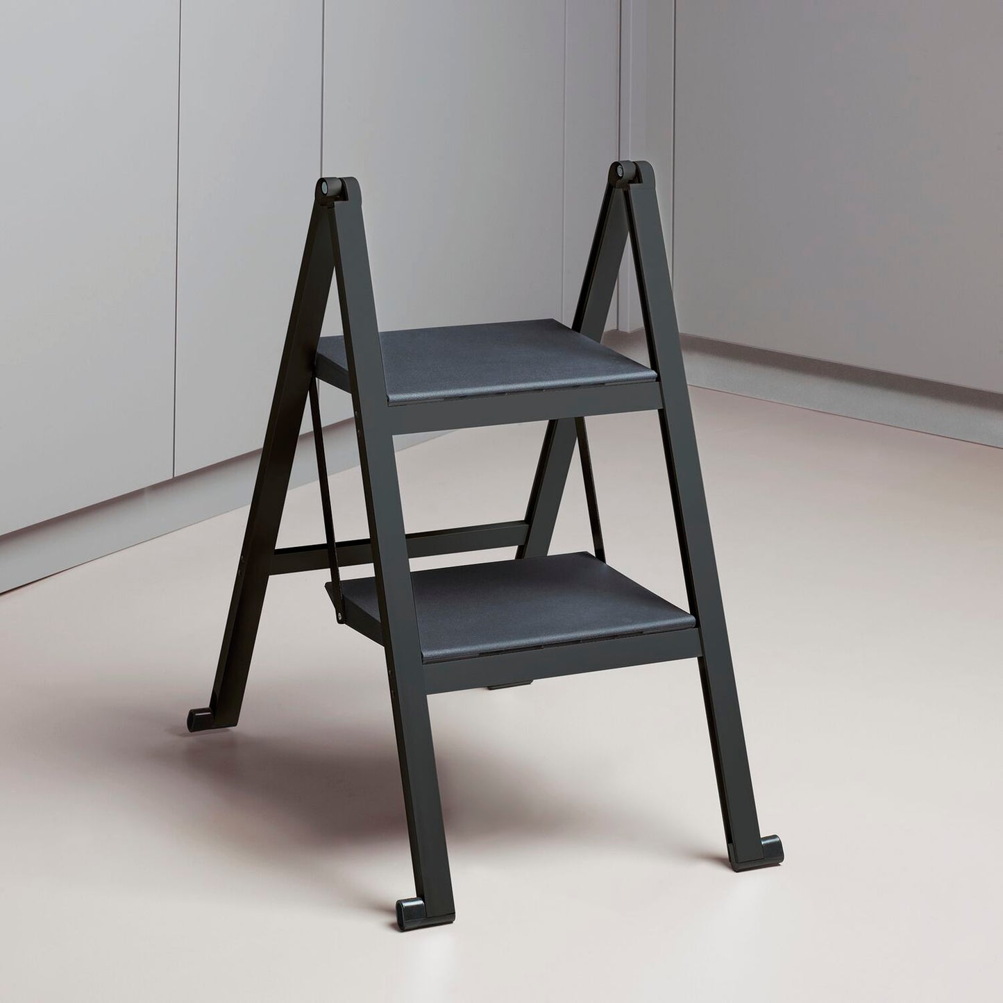 Aluminium Klapptritt Schwarz