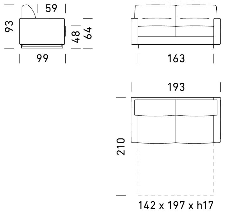 Schlafsofa Polstertraum