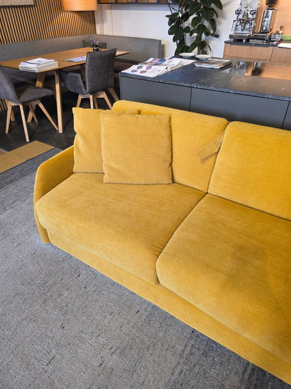 Schlafsofa Verona Gelb Ausstellungsstück 140 cm