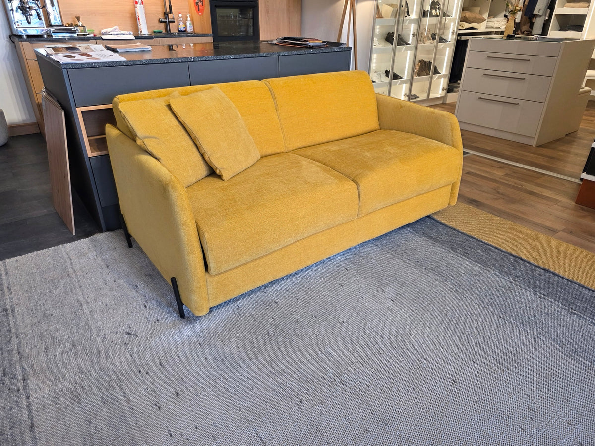 Schlafsofa Verona Gelb Ausstellungsstück 140 cm
