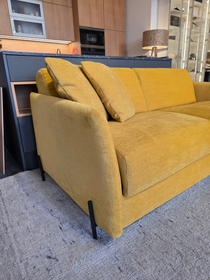 Schlafsofa Verona Gelb Ausstellungsstück 140 cm