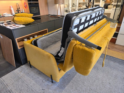 Schlafsofa Verona Gelb Ausstellungsstück 140 cm