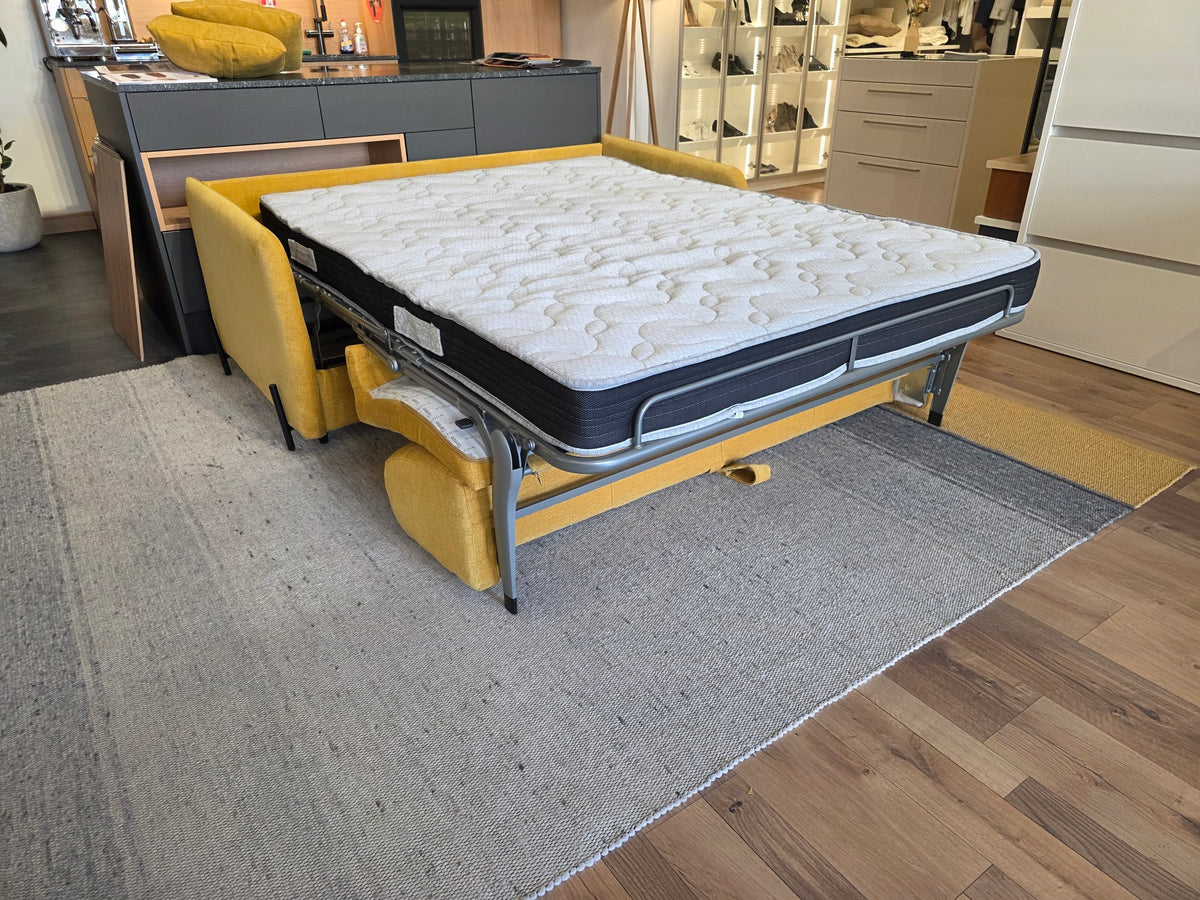 Schlafsofa Verona Gelb Ausstellungsstück 140 cm