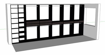 Murphy bed & sliding door