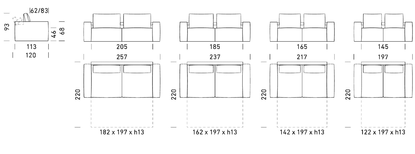 Schlafsofa LOFT
