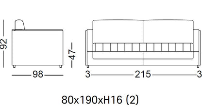 Stockbett-Schlafsofa