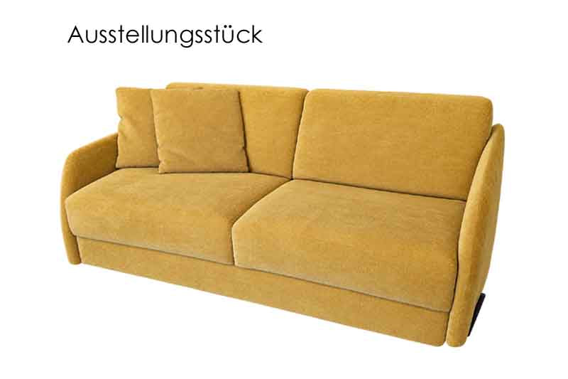 Schlafsofa Verona Gelb Ausstellungsstück 140 cm