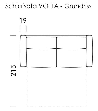 VOLTA - elektrisches Schlafsofa