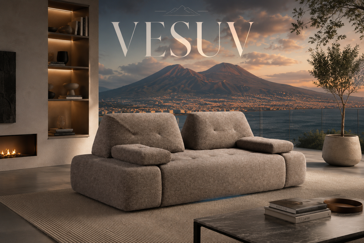 VESUV - Schlafsofa - 13 cm Matratze