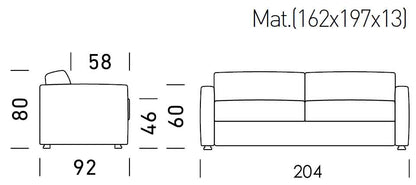 Schlafsofa WIEN - neu - 160 cm