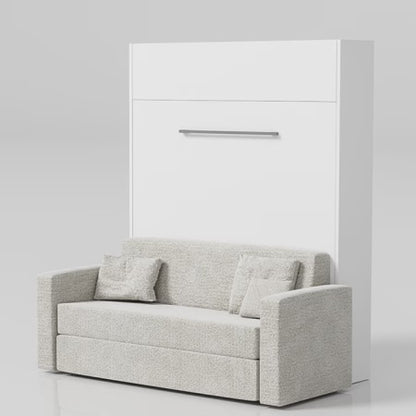 Klappbett/Schrankbett mit Sofa + Chaise Longue
